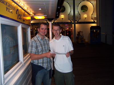 Mark and Andy on the Pier