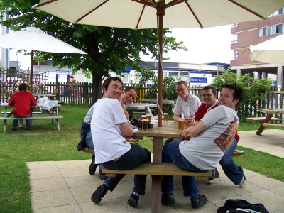 Beer garden, Sussex Cricketer